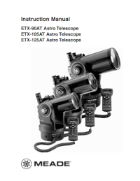 Meade ETX Classic Manual